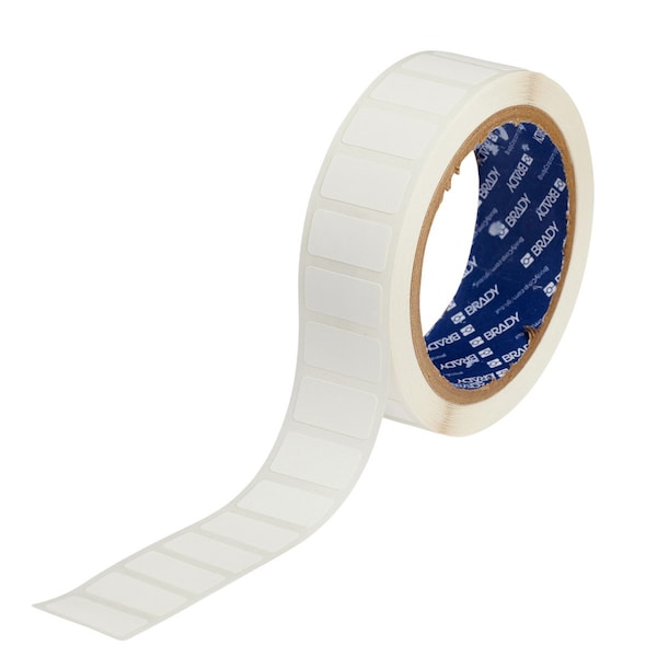 Chemical Resistant Cryogenic Polypropylene Continuous Labels for 3in Core InkJet Printers-0.5inx1in